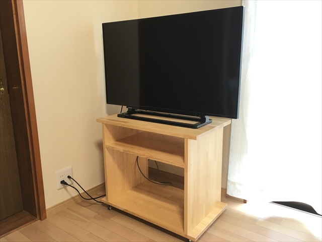 リフォーム,renovation,工事完了,手作り家具,テレビ台